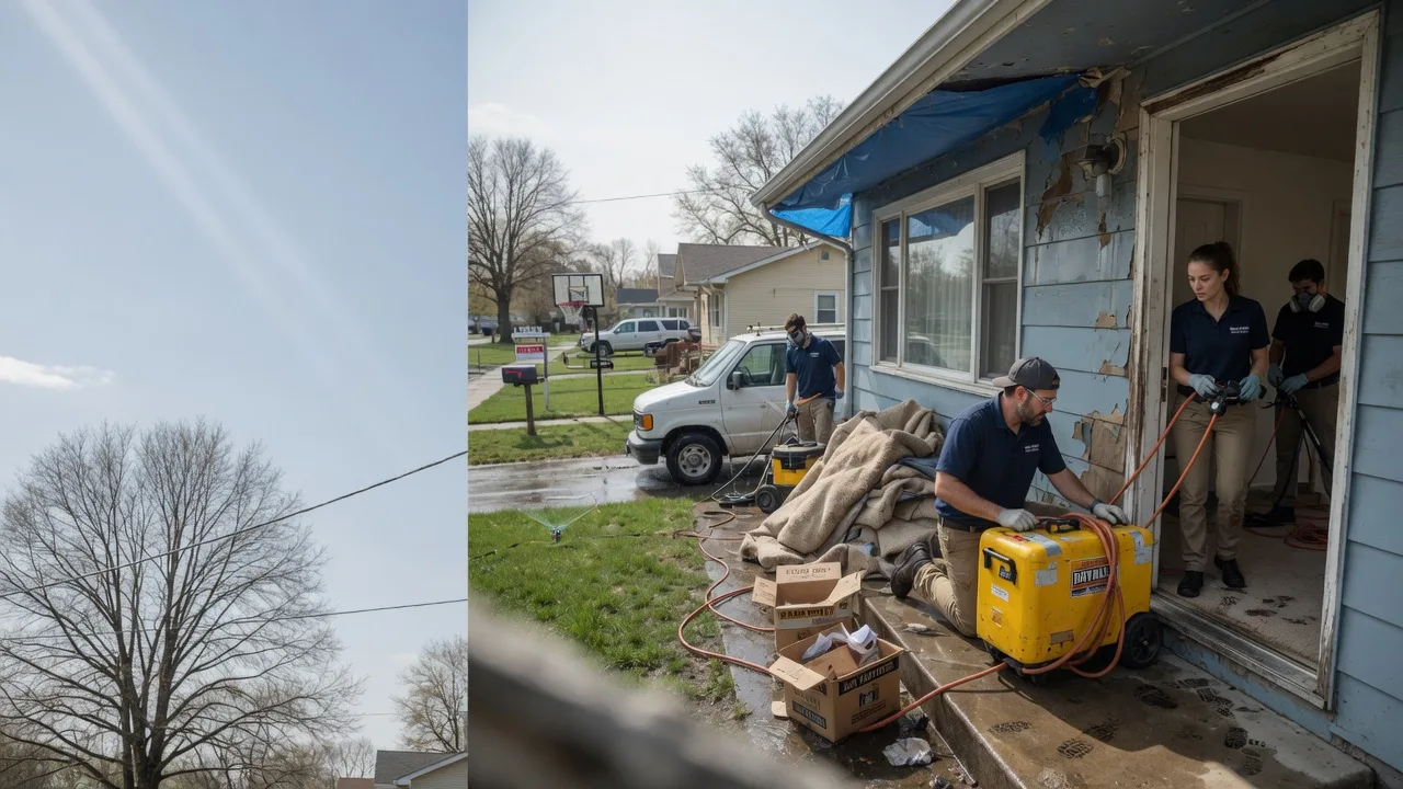 Basement Flood Cleanup in Andover, KS near me